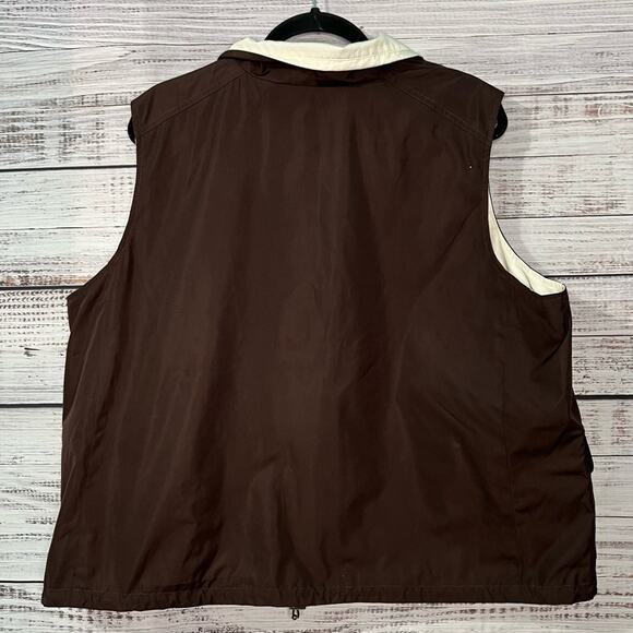 Ralph Lauren Womens 2X Reversible Military Safari Aviator Vest Polyester - Picture 3 of 13